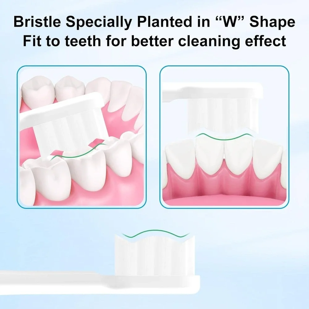 Toothbrush Replacement Heads Compatible with Snow Gen2‎ Electric Toothbrush